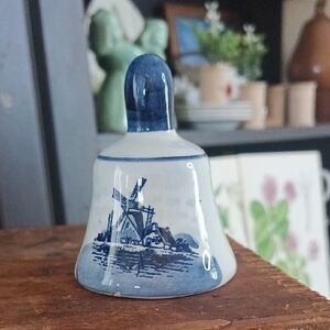 Delft Small Bell Blue White